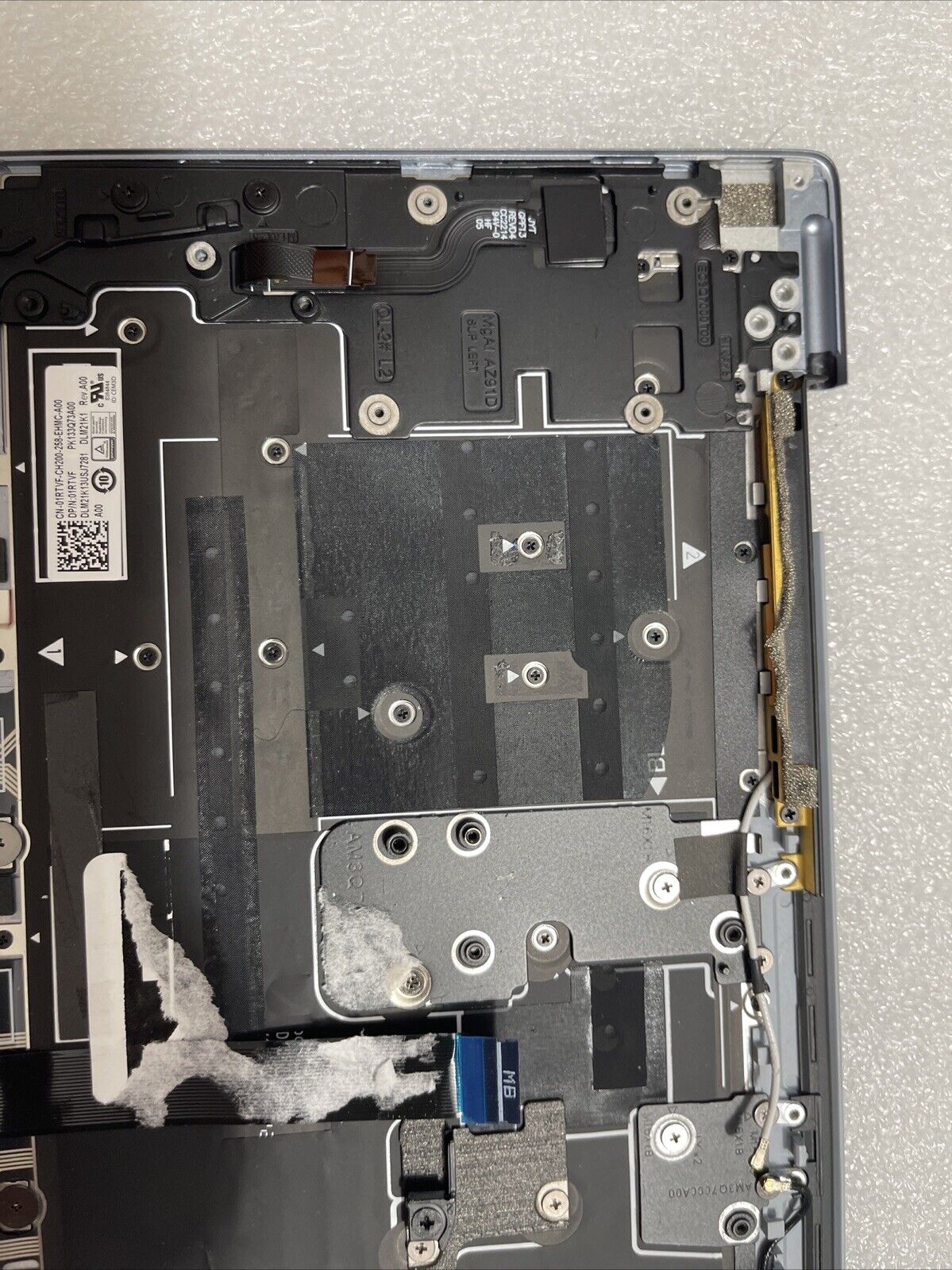 Dell XPS 9315 Laptop Palmrest Touchpad US Keyboard  Sky Blue TKH4F 0TKH4F CT P9