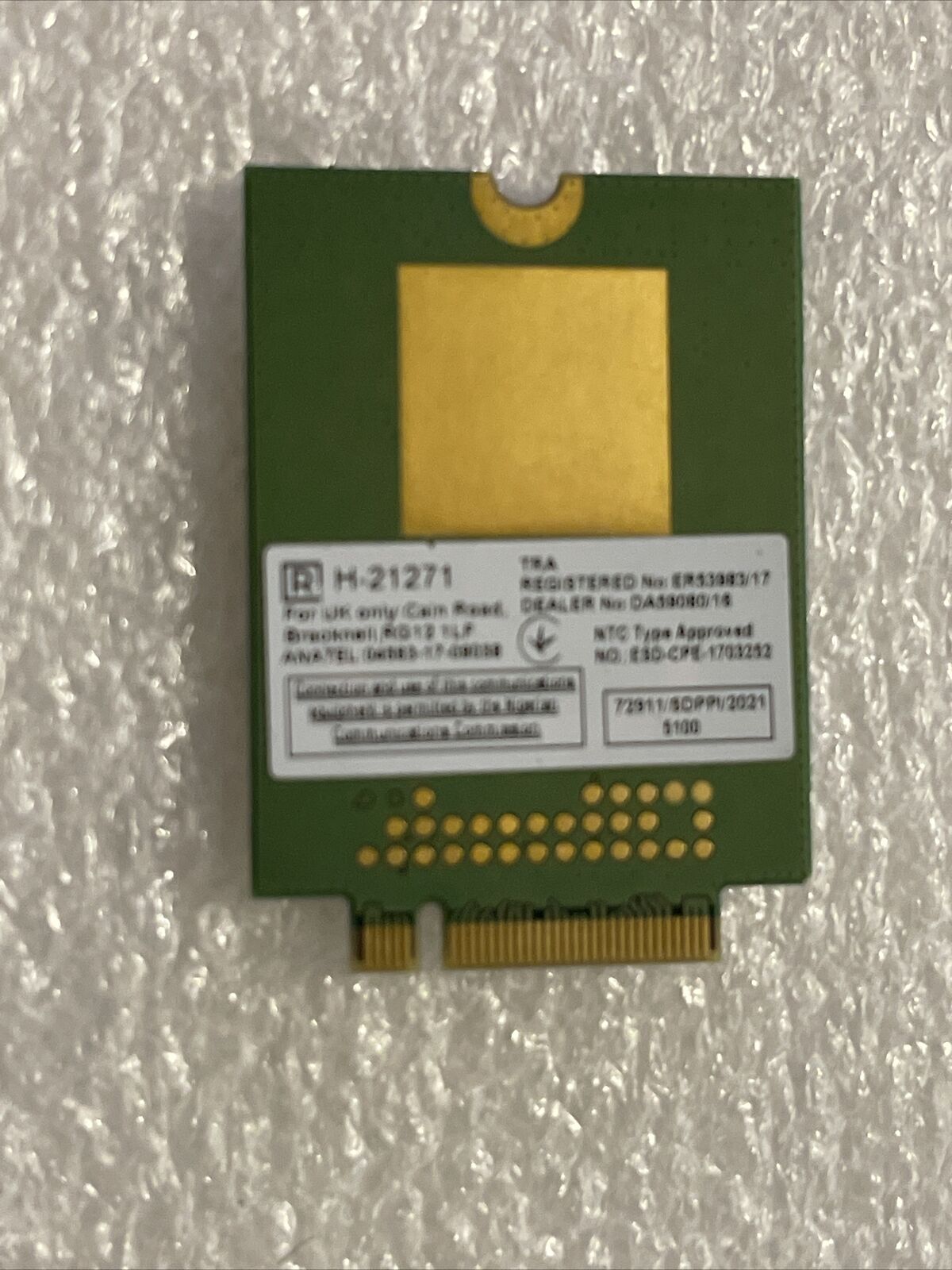 Dell Fibocom LTE/WCDMA 4G WWAN Wireless Card A02 L850-GL DW5820e Dell AB W1KWP