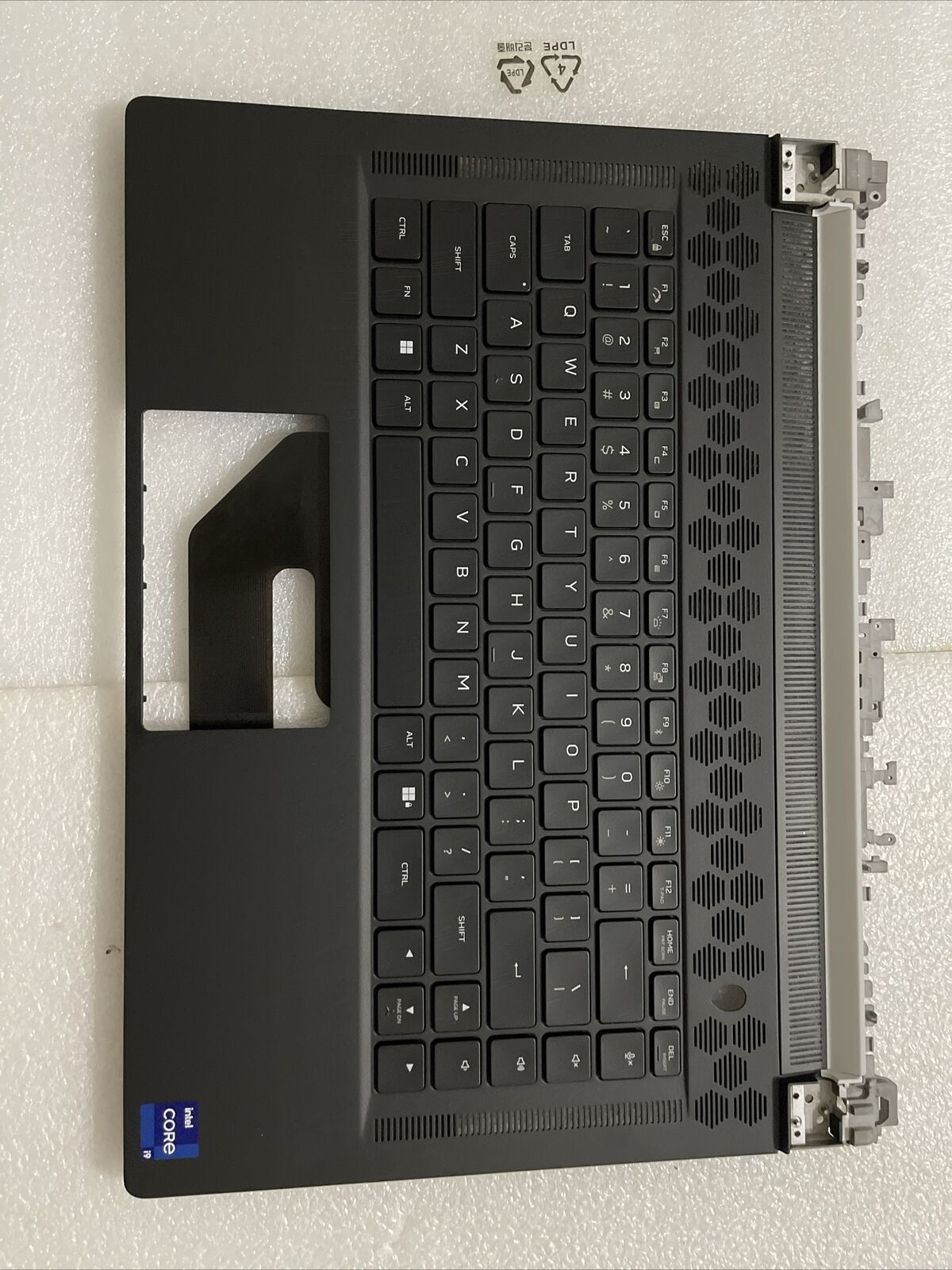 Dell Alienware X15 R1 R2 Palmrest US English Keyboard   386PV 5VHRX J1P8