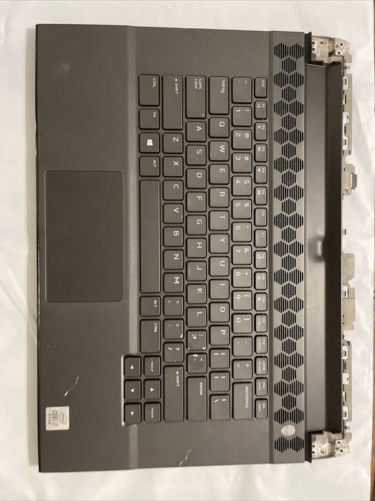 Dell ALienware M15 R3 Laptop Palmrest US Keyboard Touchpad Speakers 03DYGJ H1P8