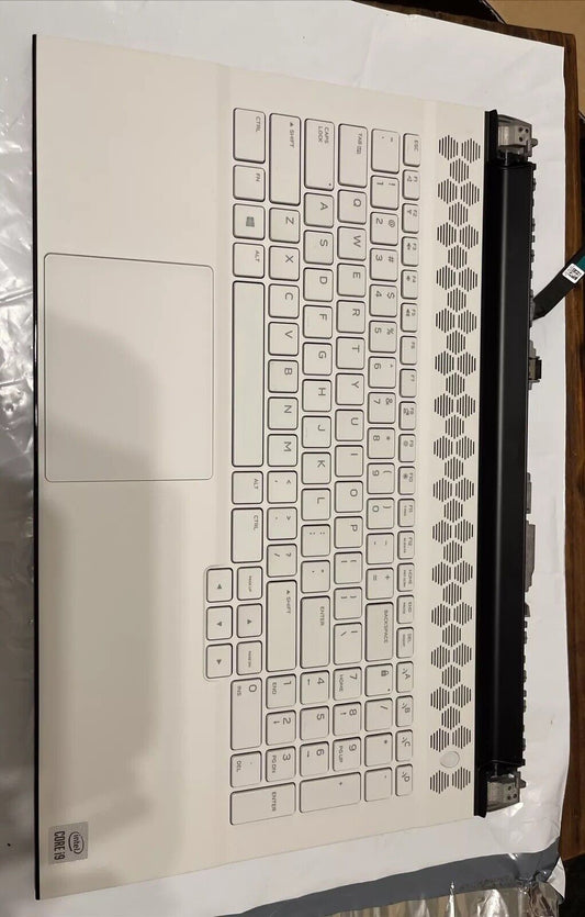 Dell Alienware M17 R3 Laptop Palmrest Lunarlight US Keyboard Speakers 00KP6D P8
