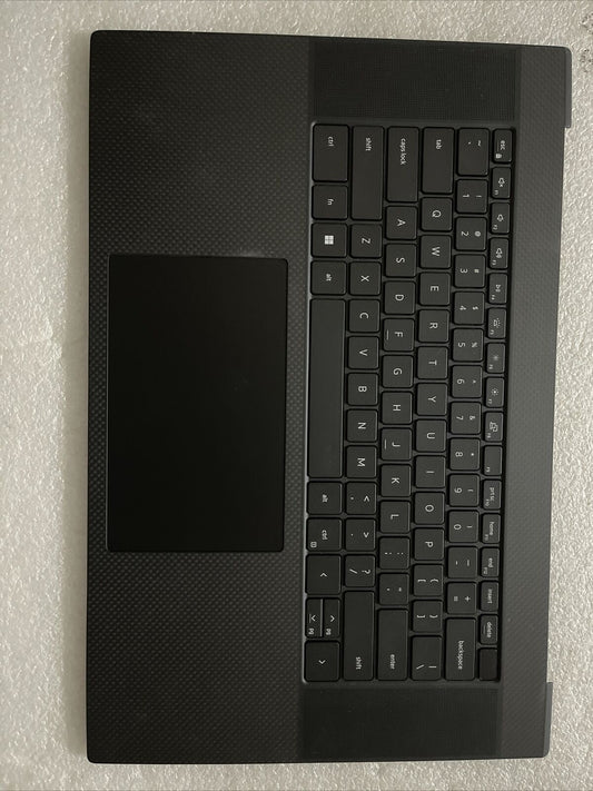 New Dell XPS 9720 Touchpad Palmrest Backlit US English Keyboard 0FWJ2 G12XP H2P3