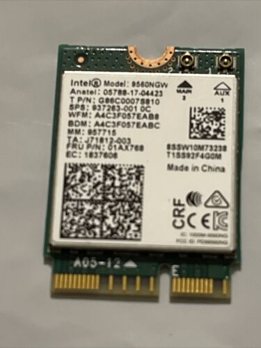 Lenovo IdeaPad Flex 14" 14IWL  Genuine Wireless WiFi Card 9560ngw ata 01AX768