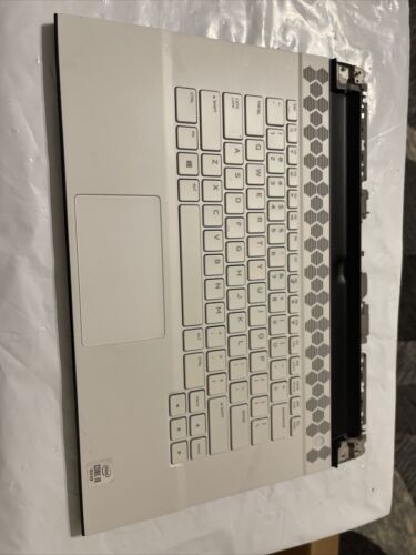 Dell Alienware M15 R3 Upper Case Palmrest Keyboard Cover White CX9G8 0CX9G8 P6