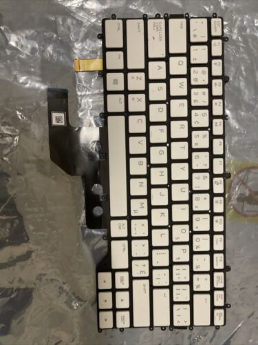 OEM Dell Alienware m15 R3 / m15 R4 White Laptop French Backlit Keyboard X9JC1 H1