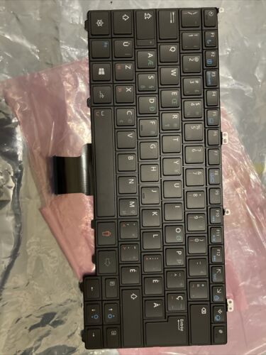 Dell Latitude E7240 E7440 NSK-LDAUC Black French Candian Keyboard HK6YH N2N10