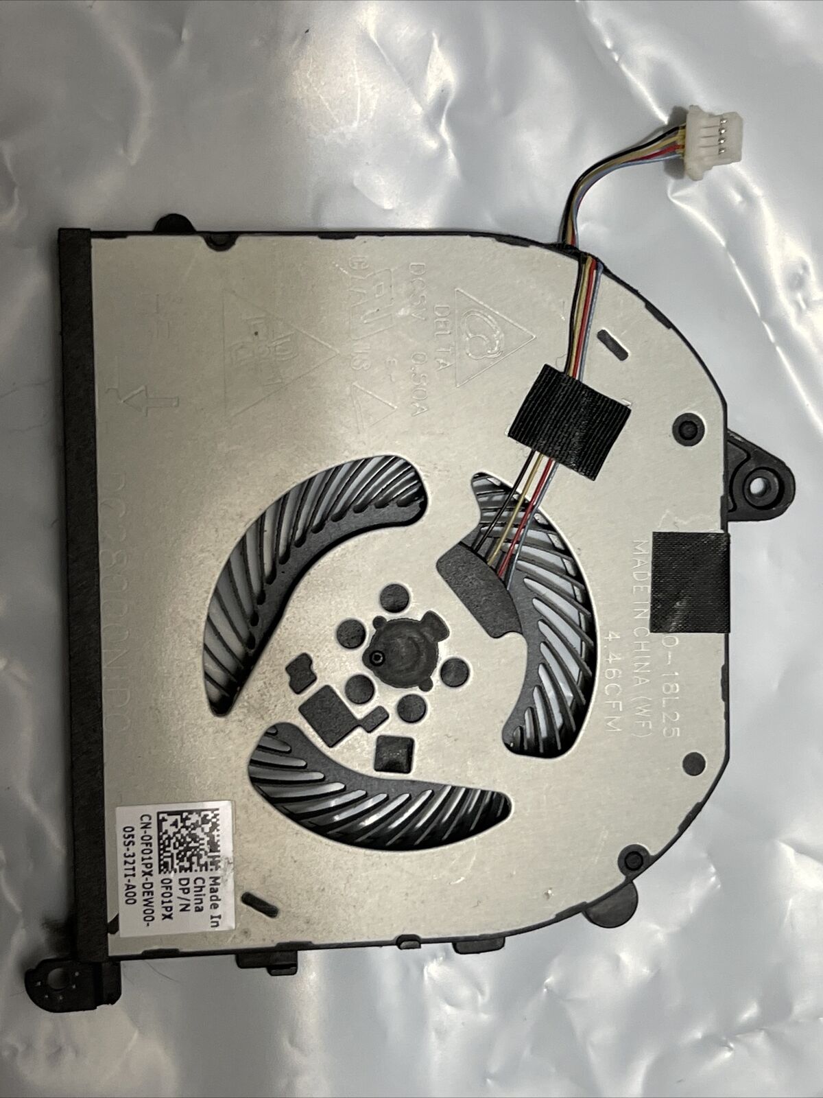 Dell OEM XPS 9570 7590 Precision 5540 CPU Cooling LEFT Side Fan F01PX 0F01PX