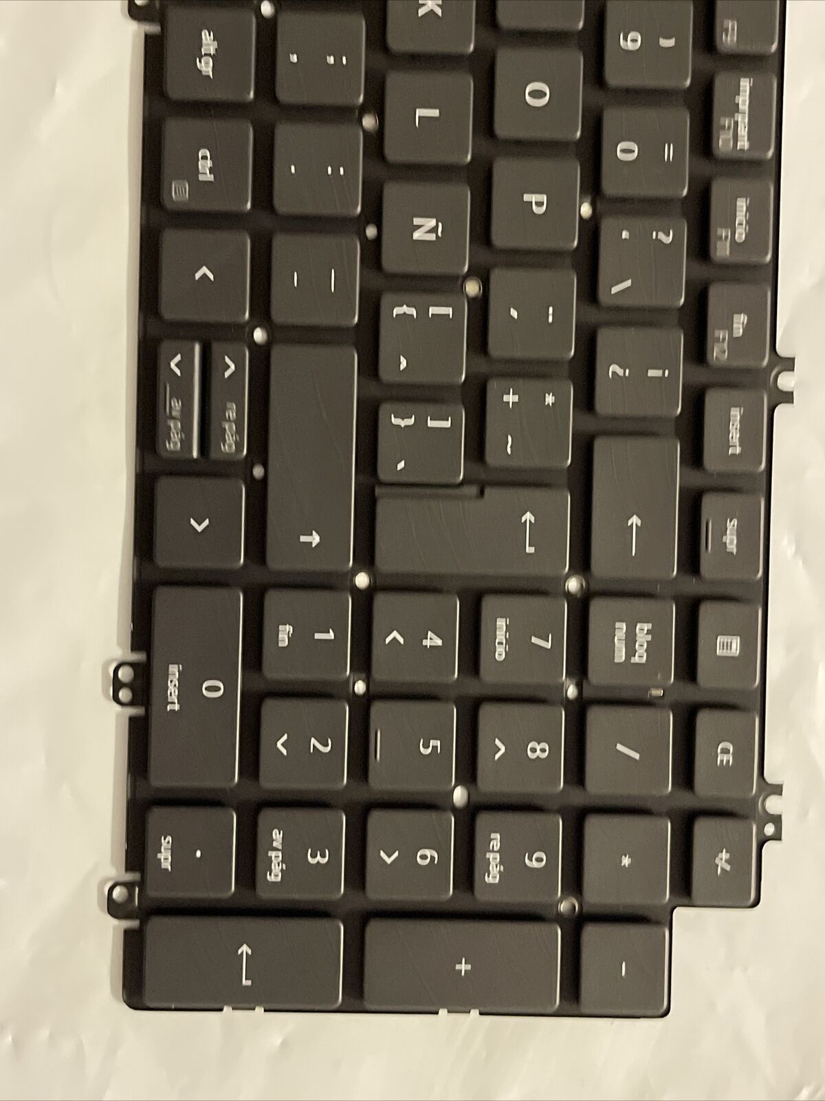 Dell Latitude Laptop Spanish keyboard 5520 5521 Precision 3560 3561 VYFVY 0VYFVY