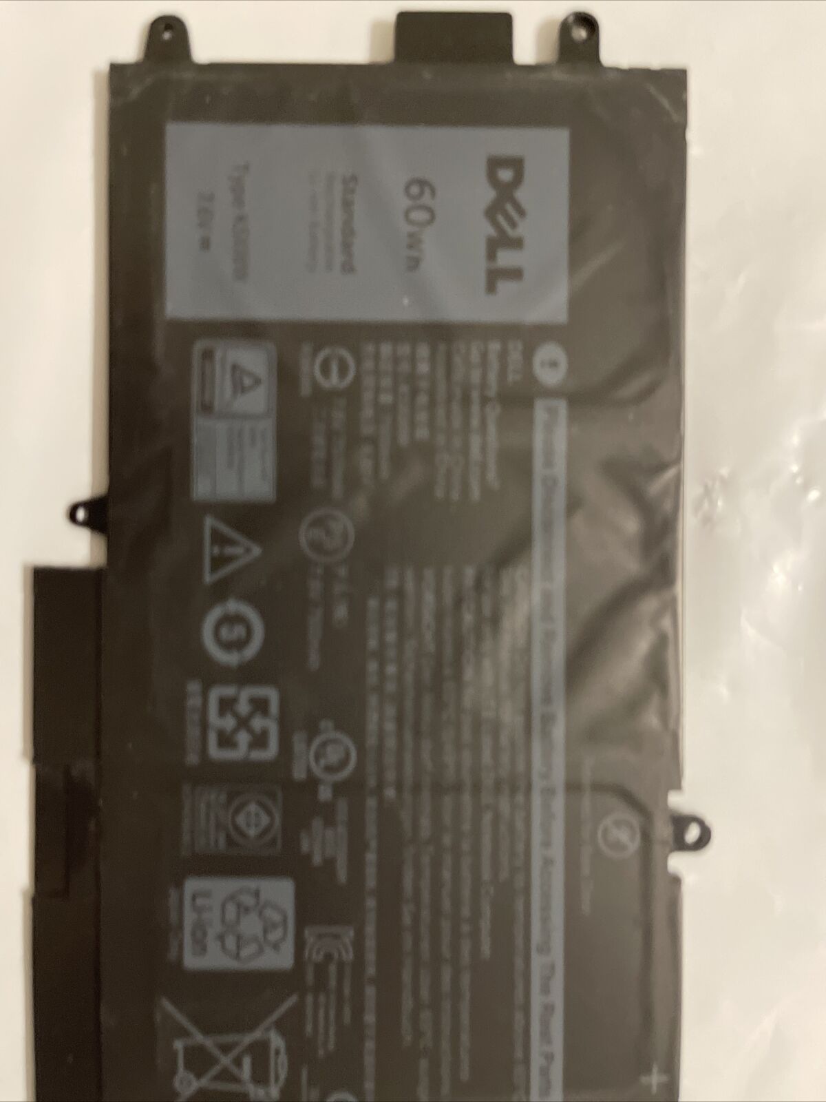 As-Is 60Wh DellLaptop Battery 5285 5289 7389 7390 2-in-1 725KY N18GG 6CYH6 K5XWW