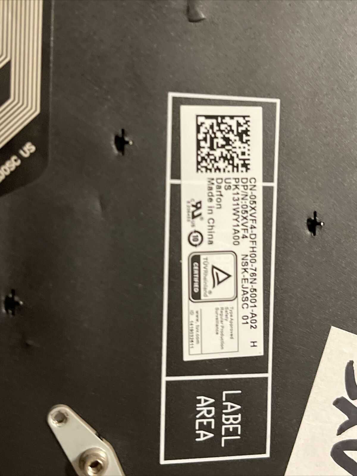 Genuine Dell Chromebook 11 3180 3189 3380 US Black 5XVF4 HNXPM Grade A