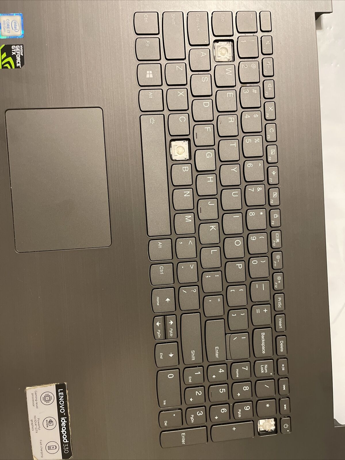 Lenovo Ideapad 330-17 330-17ICH Palmrest Missing keys 5CB0R48904 ata D1 T2