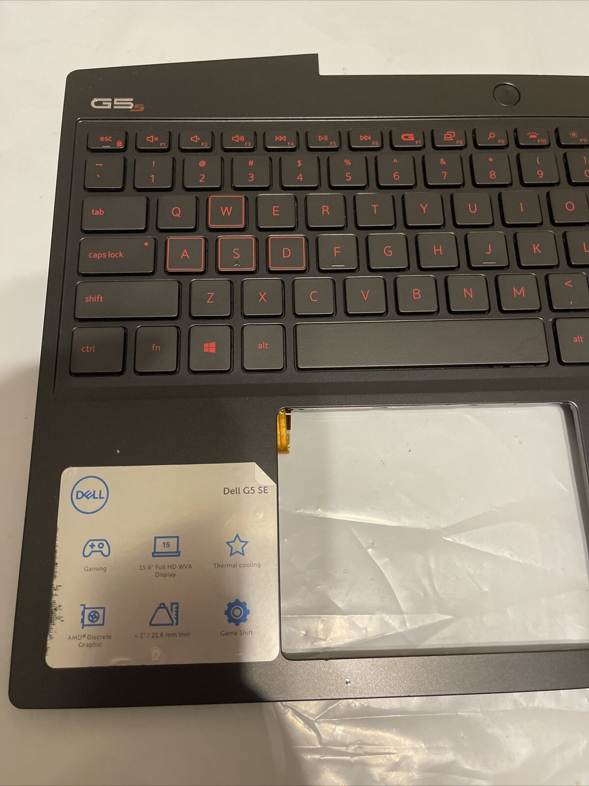 Dell G5 SE 5505 LCD Palmrest Touchpad US/EN Backlit Keyboard HUD04 T93MY P3 H1