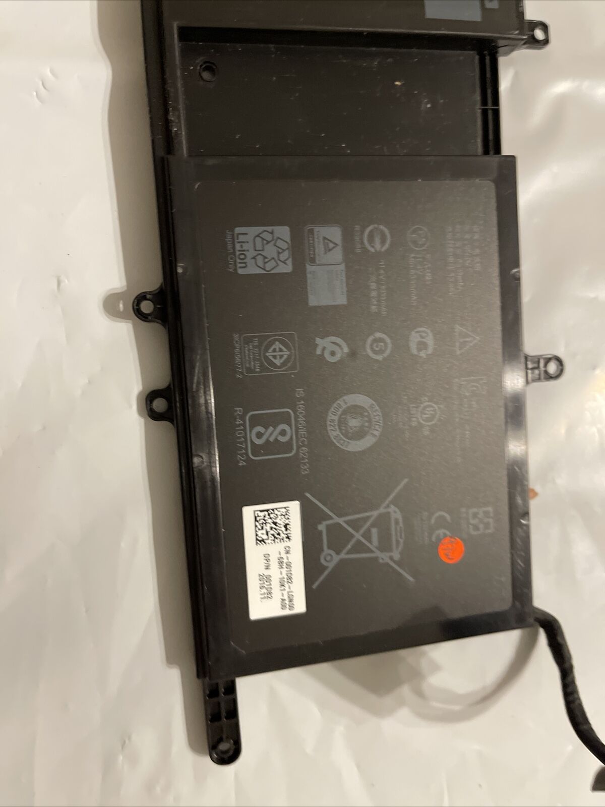 As-Is For parts Alienware Battery 15 R3 R4 17 R4 R5 44T2R  ALW17C-D1738 9NJM1