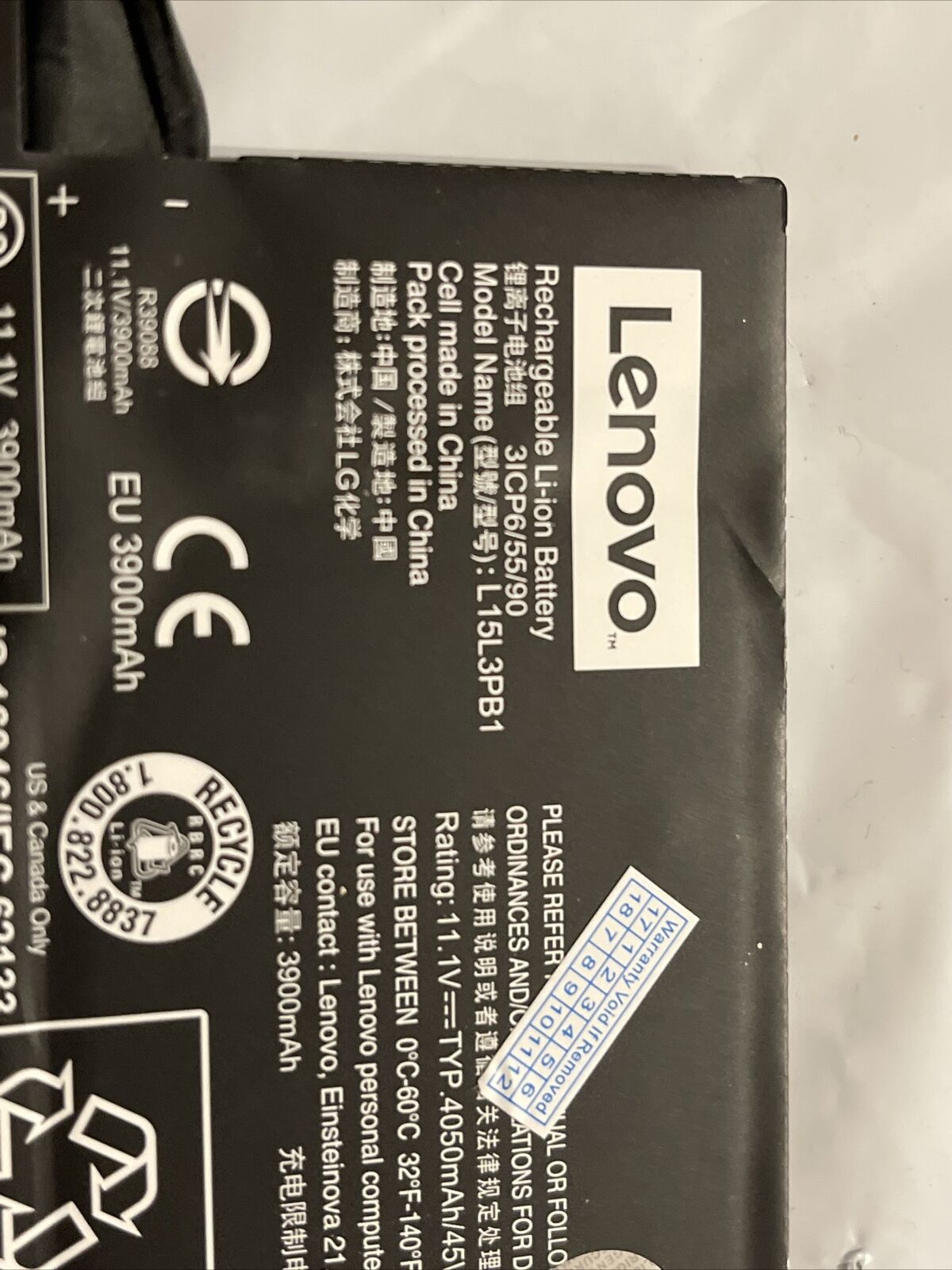 Gen Lenovo Chromebook N22 N23 N42 Battery 45Wh 5B10K88049L4NX91 L15M3PB1 ata X7