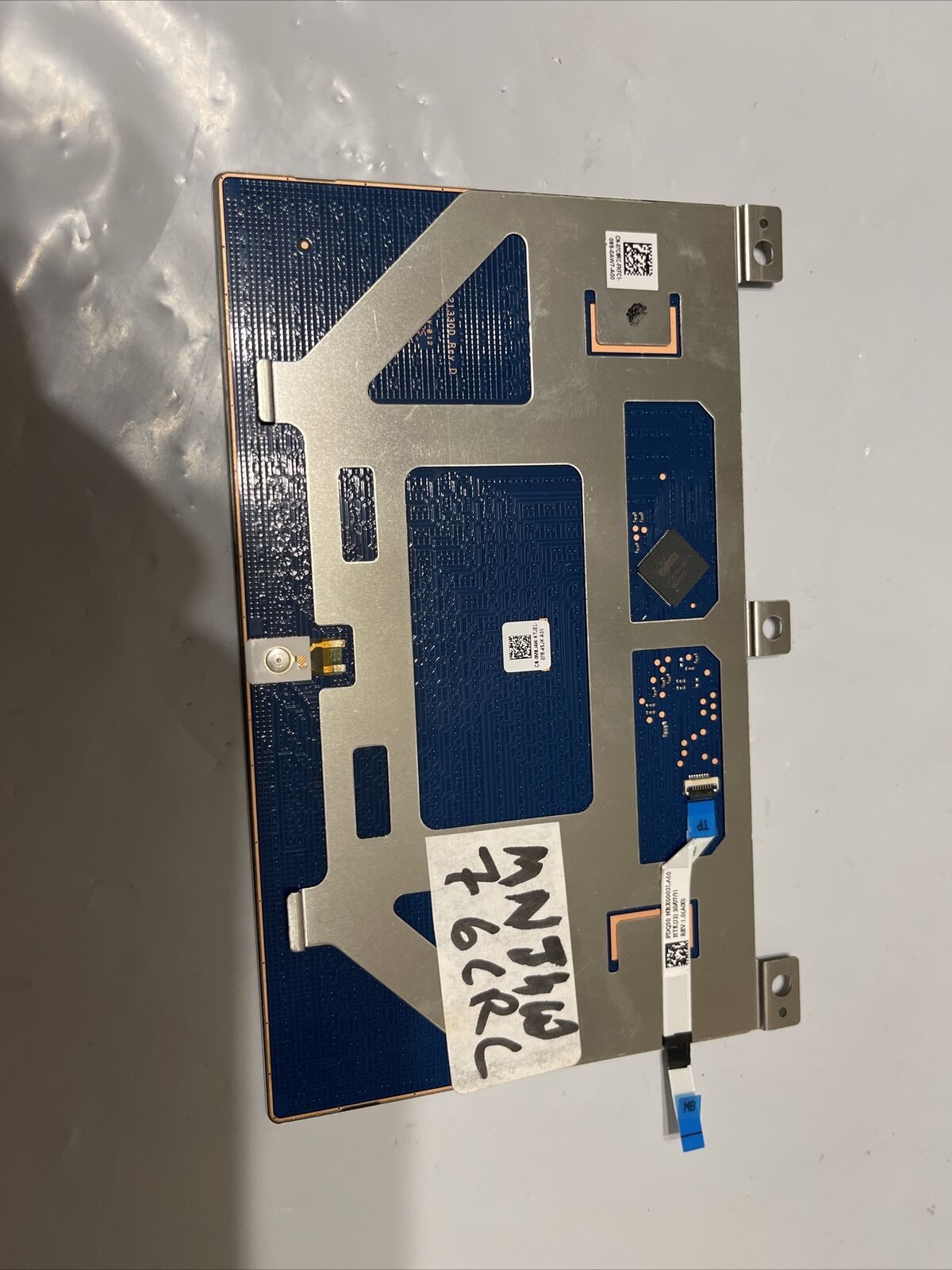 Genuine Dell XPS 9500 Touchpad Sensor Board WHITE W/Cable HUD04 MNJ4W 7C6RC