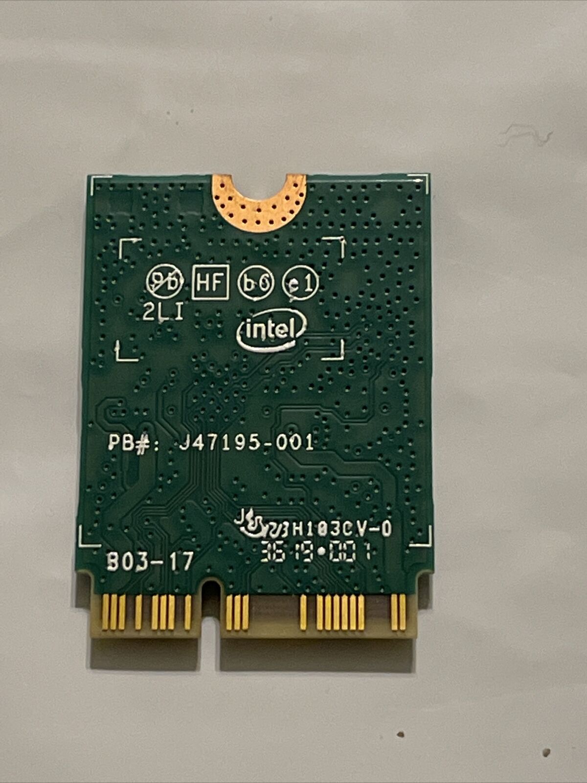 Intel Wireless-AC 9560NGW NGFF Dual Band 802.11ac 1.73Gbps WiFi +BT5 01AX770 ata