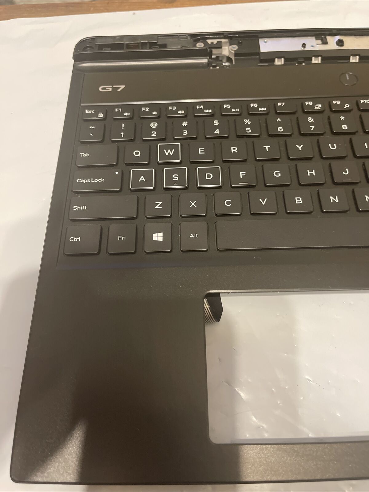 Genuine Dell G7 15  15.6" Laptop Palmrest  Keyboard Assembly V27HW 0V27HW HU P6
