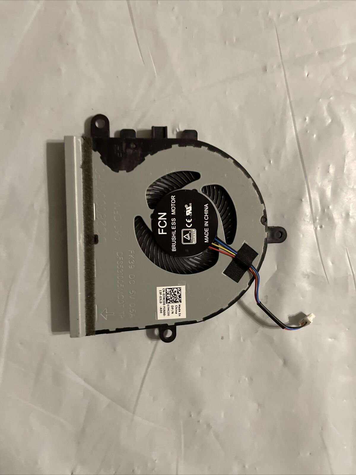 Genuine Dell Vostro Cpu fan 15 3583 3584   7MCD0 07MCD0 With out CD Rom