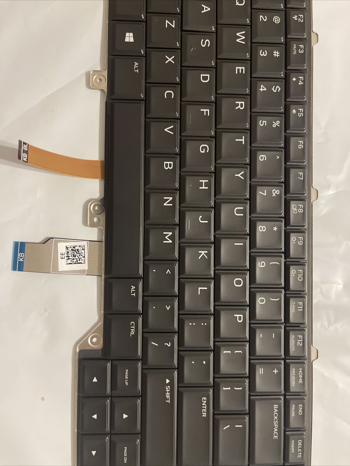OEM Genuine Dell ALIENWARE Backlit keyboard 17 R4 Black US 0N7KJD N7KJD K5