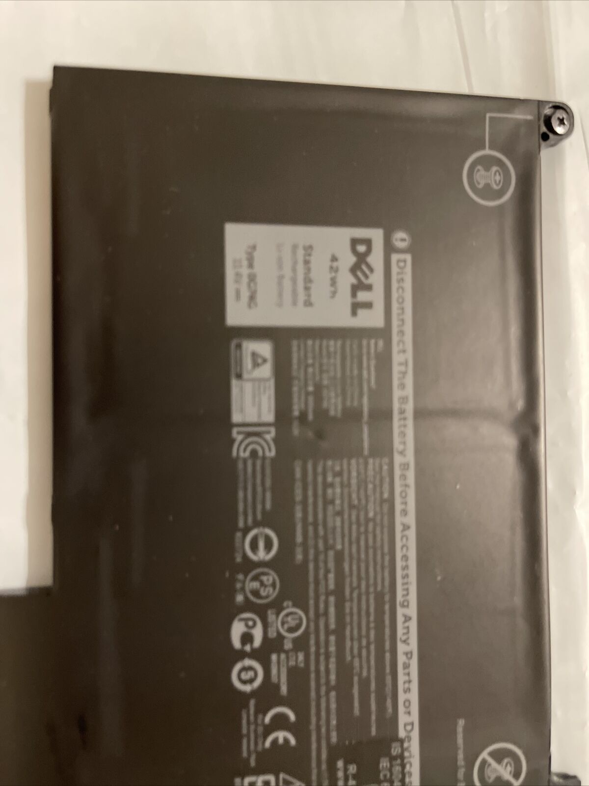 Dell Latitude 5300 7300 7400 42Wh 11.4V Laptop Battery Type  2PFPW 02PFPW 0G74G