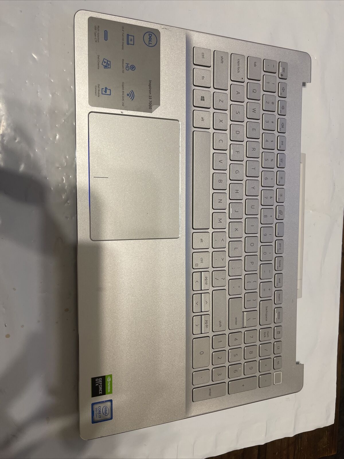 Dell Inspiron 15 7591 PalmRest Keyboard US Backlit Touchpad PJ1JN  0PJ1JN P6T2
