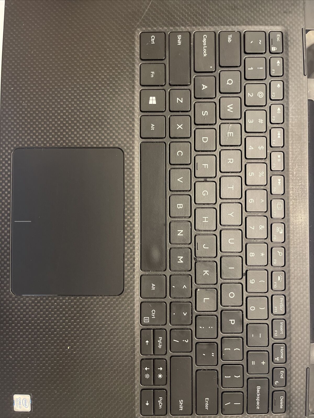 OEM Dell XPS 9575 Palmrest Touchpad US Backlit Keyboard Assembly P/N M9W9K P6