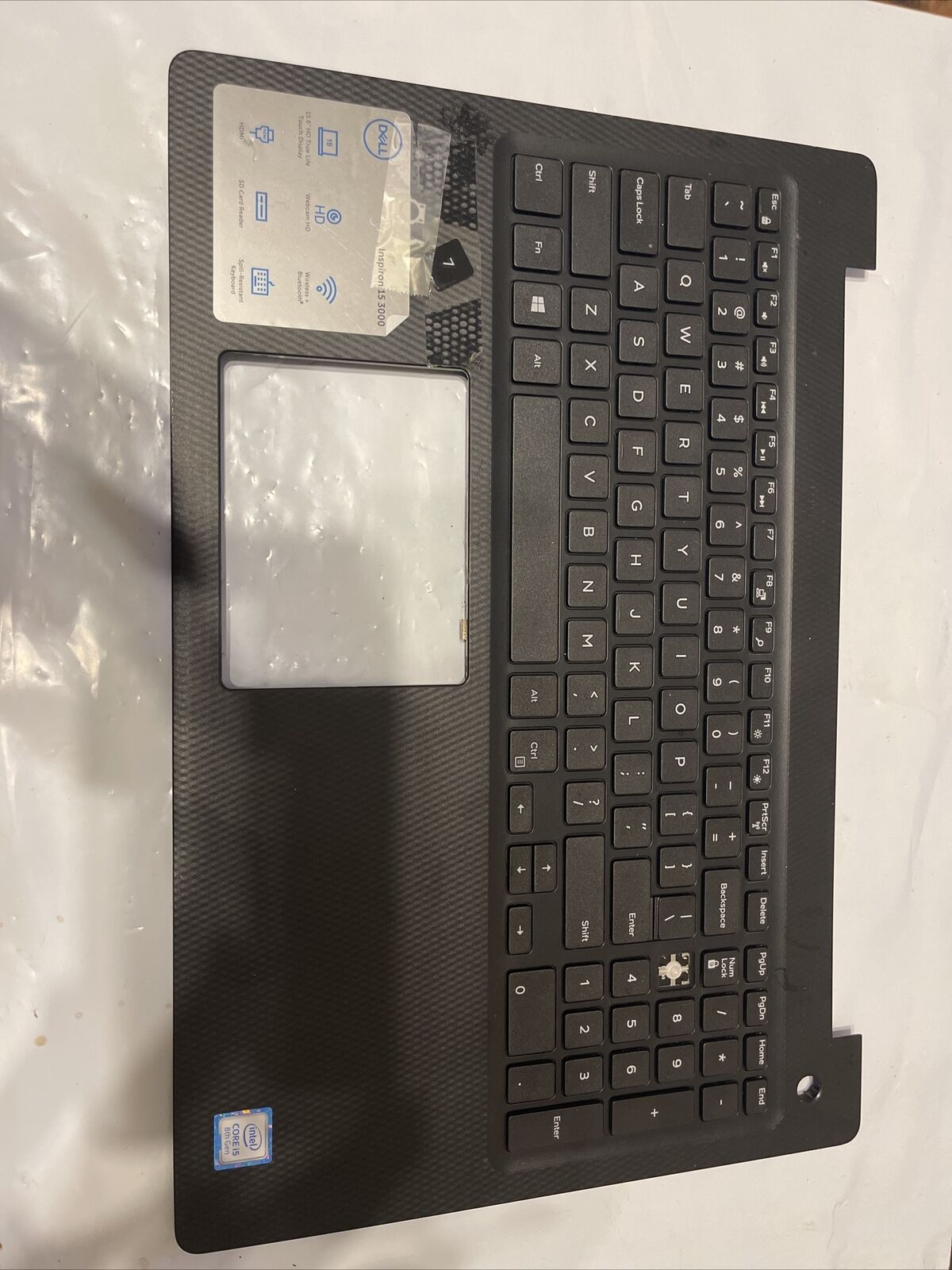 Dell Inspiron 15 3000 Series PalmrestTouchpad US/EN Keyboard HUG33 P4MKJ P6