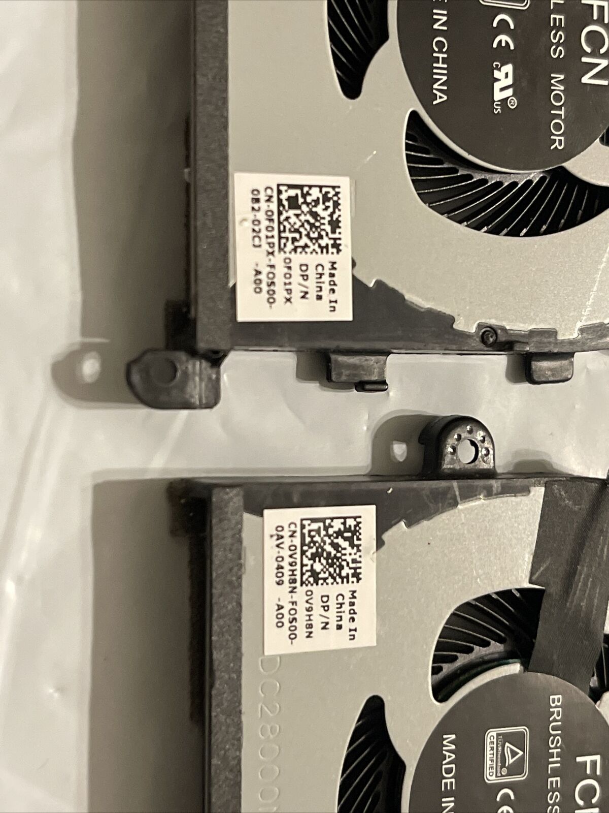 Genuine Dell XPS 15 7590 DELL Precision 5540 CPU GPU Cooling Fans F01PX V9H8N
