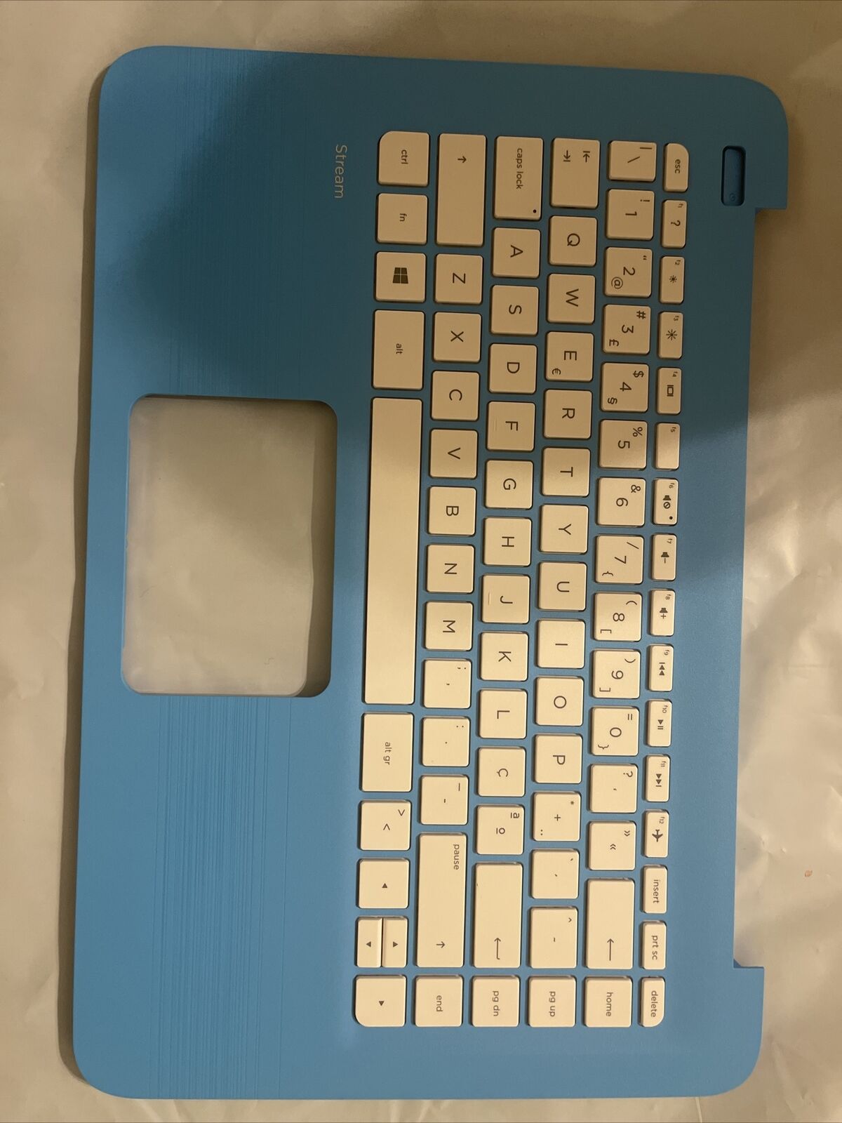 HP Stream 14-AX 14-CB Palmrest Keyboard Blue 905569-001 LATIN AMERICAN ata D4