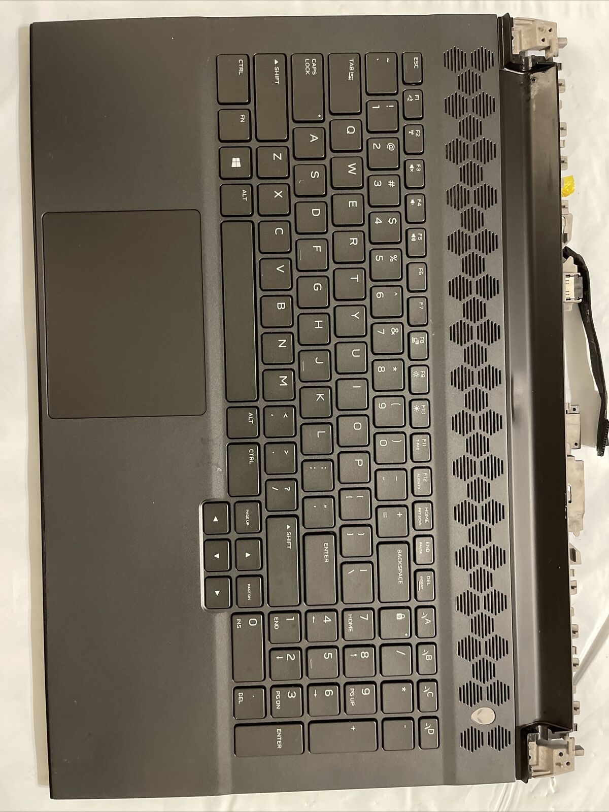 Dell Alienware M17 R3 Palmrest Upper Case/w Keyboard  0CF7YR 00KP6D BLACK H1 P1