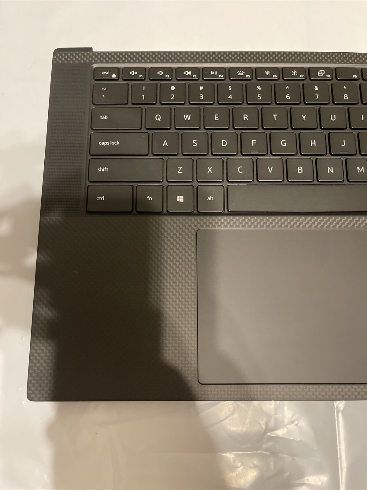 Genuine Dell XPS 9500 Touchpad FPR US/EN Backlit Keyboard Palmrest DKFWH P3