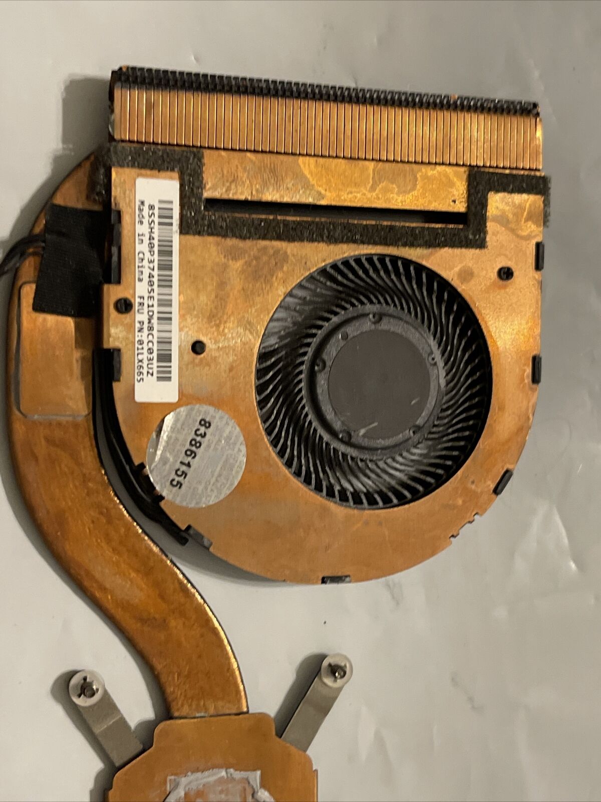 Genuine Lenovo Thinkpad X280 CPU Cooling Fan Heatsink 01LX665 ata