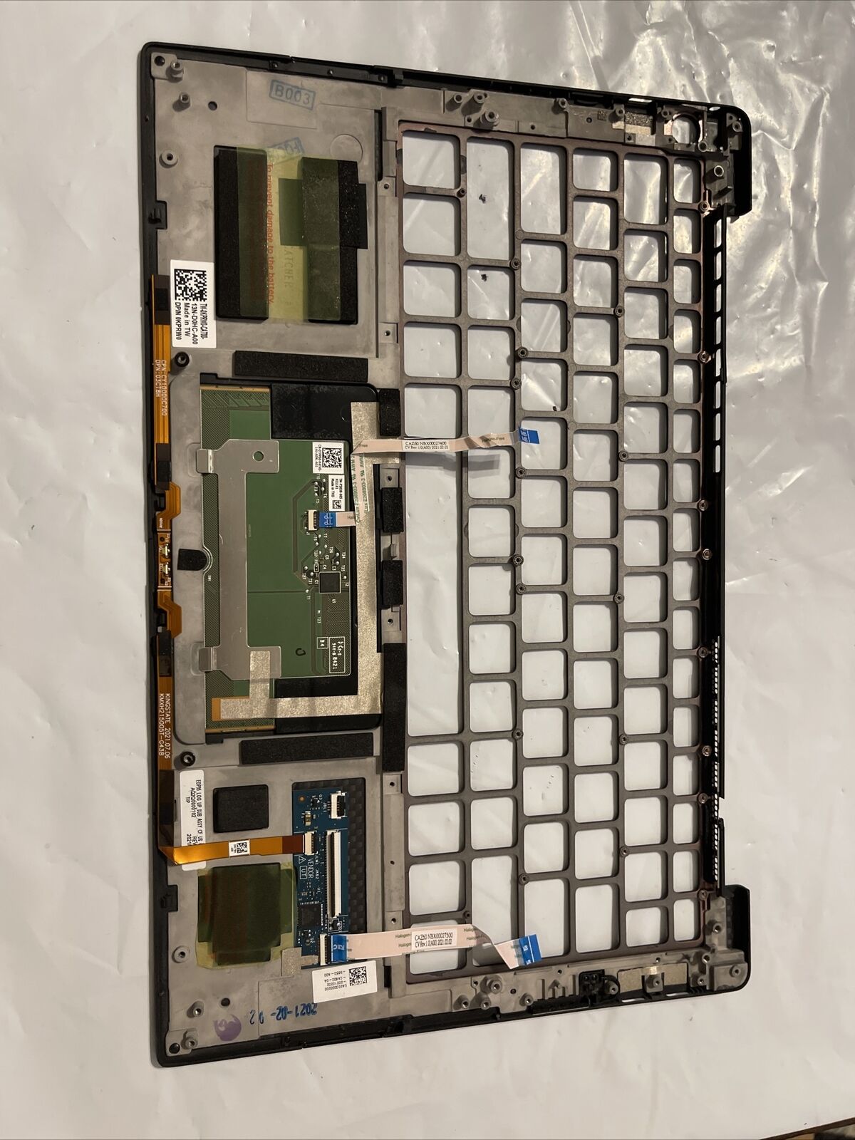 Genuine Dell XPS 9370/9380 Laptop Palmrest  Assembly HUB02 0KPRW0 KPRW0 P6 T6
