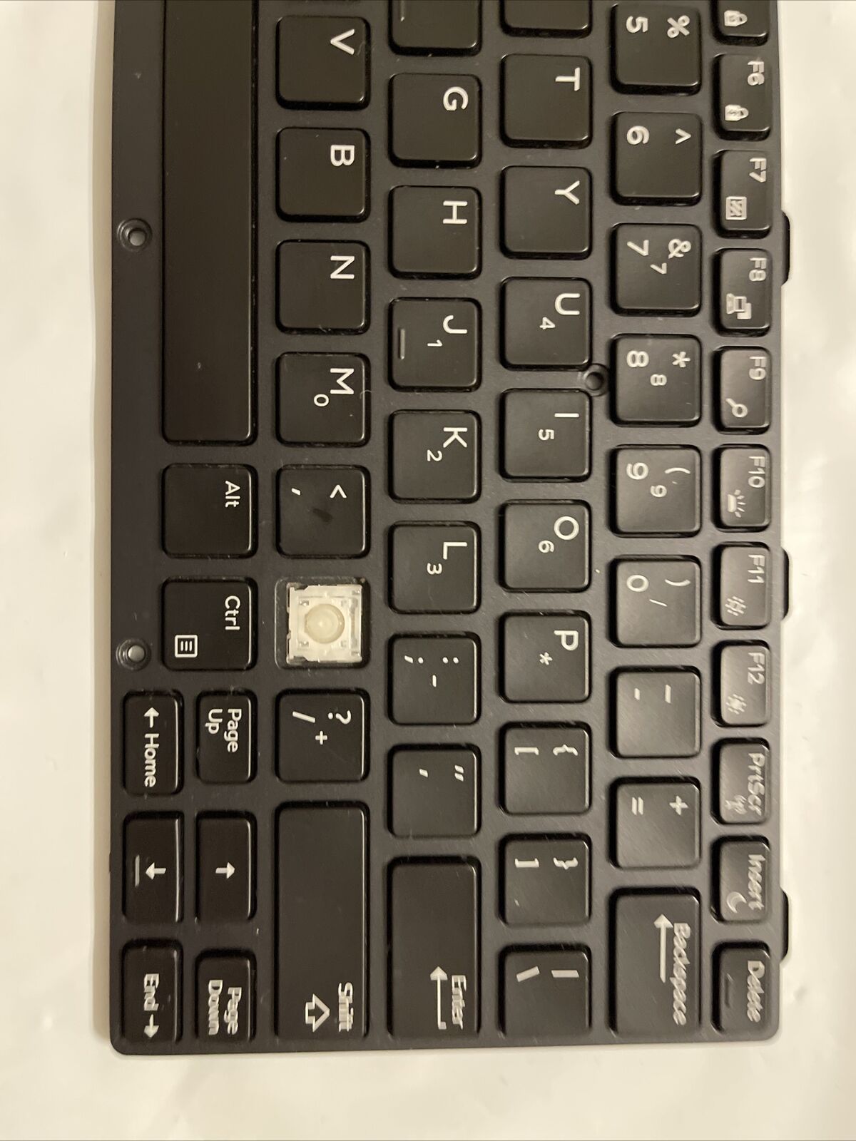 Dell US Backlit Keyboard Latitude 5420 5424 7424 Rugged one key missing 186TV