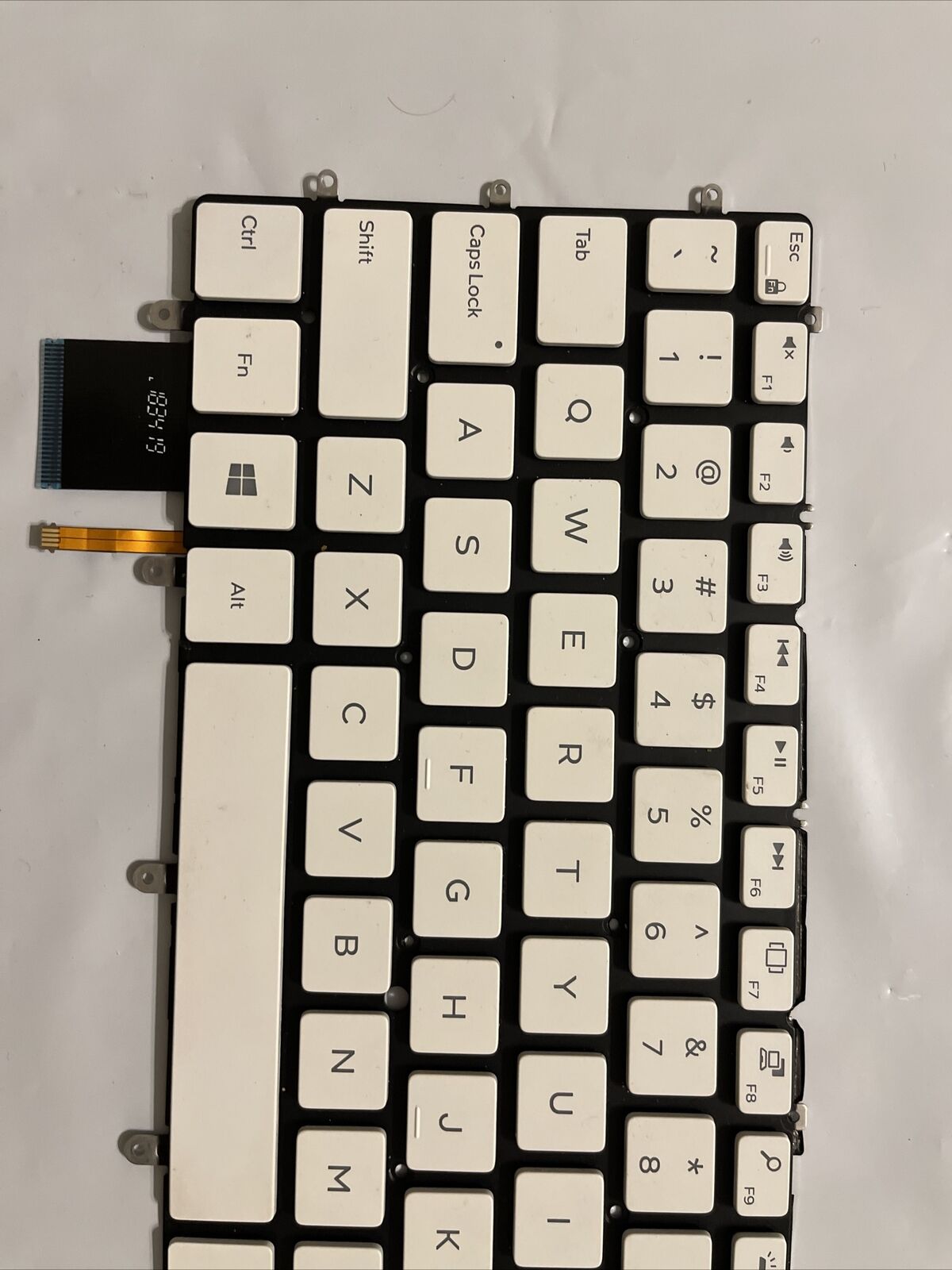 DELL XPS 9370 9380 Laptop Backlit, US UI English White Keyboard 0RMCR1 RMCR1